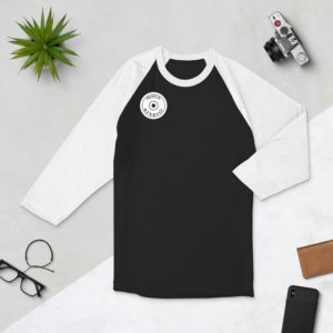 Unisex Shield Barbell Baseball Shirt