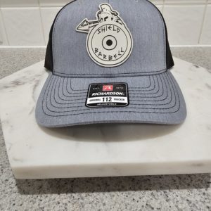 Shield Barbell Hat - White Emblem