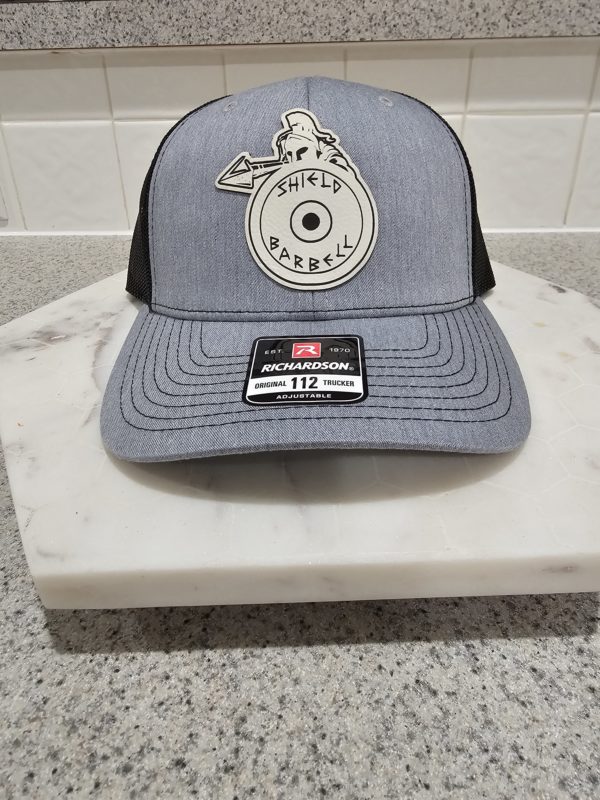 Shield Barbell Hat - White Emblem